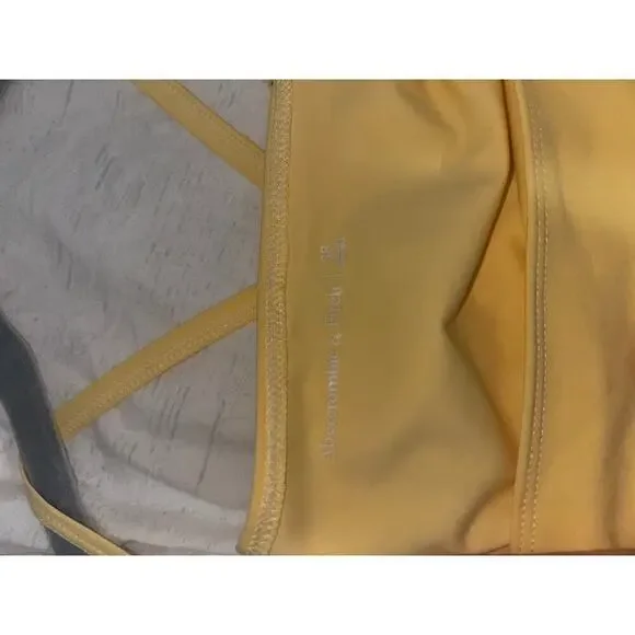 Abercrombie & Fitch Yellow Pleated Tennis Dress Size SP NWT - Picture 9 of 13
